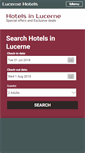 Mobile Screenshot of lucerne-hotels.com